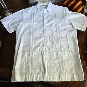KING RANCH Rancher Guayabera Short Sleeve M